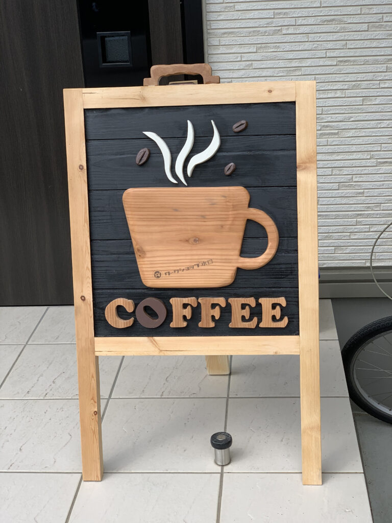 カフェ看板DIY